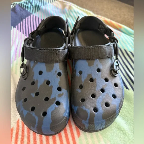 CROCS | Shoes | Crocs Post Malone X Black And Blue Clogs For  display picture 2